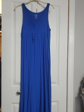 Old Navy Royal Blue Sleeveless Maxi Dress